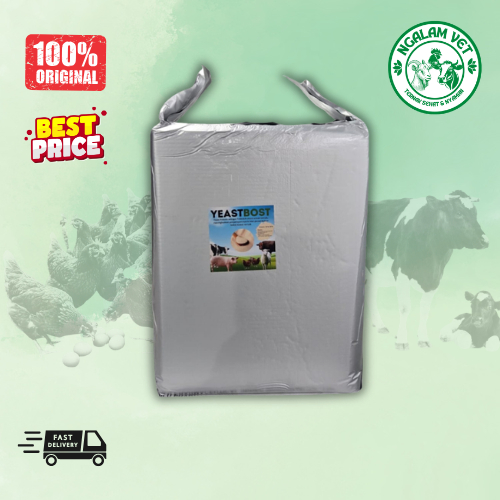 YeastBost Feed Grade 25KG– Yeast Protein untuk Ternak, Meningkatkan Memacu & Pertumbuhan