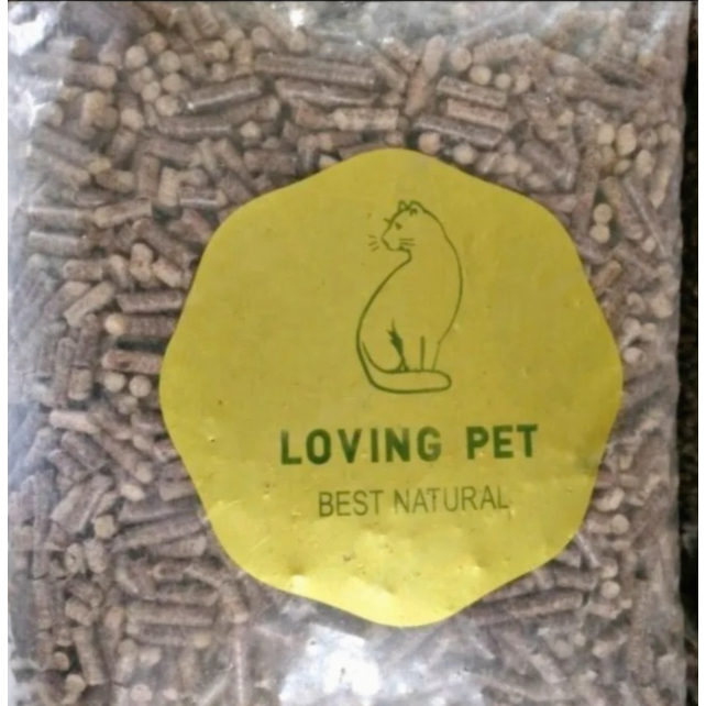 Pasir Kucing Pelet Kayu Loving Pet 10kg Wood Pellet pine wood