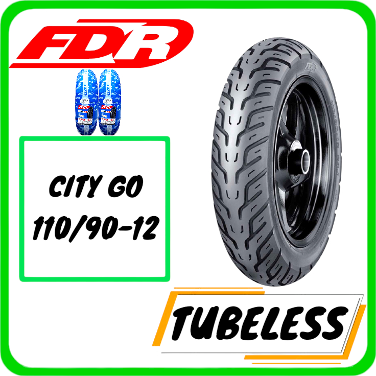 BAN TUBELESS FDR CITY GO 110/90-12