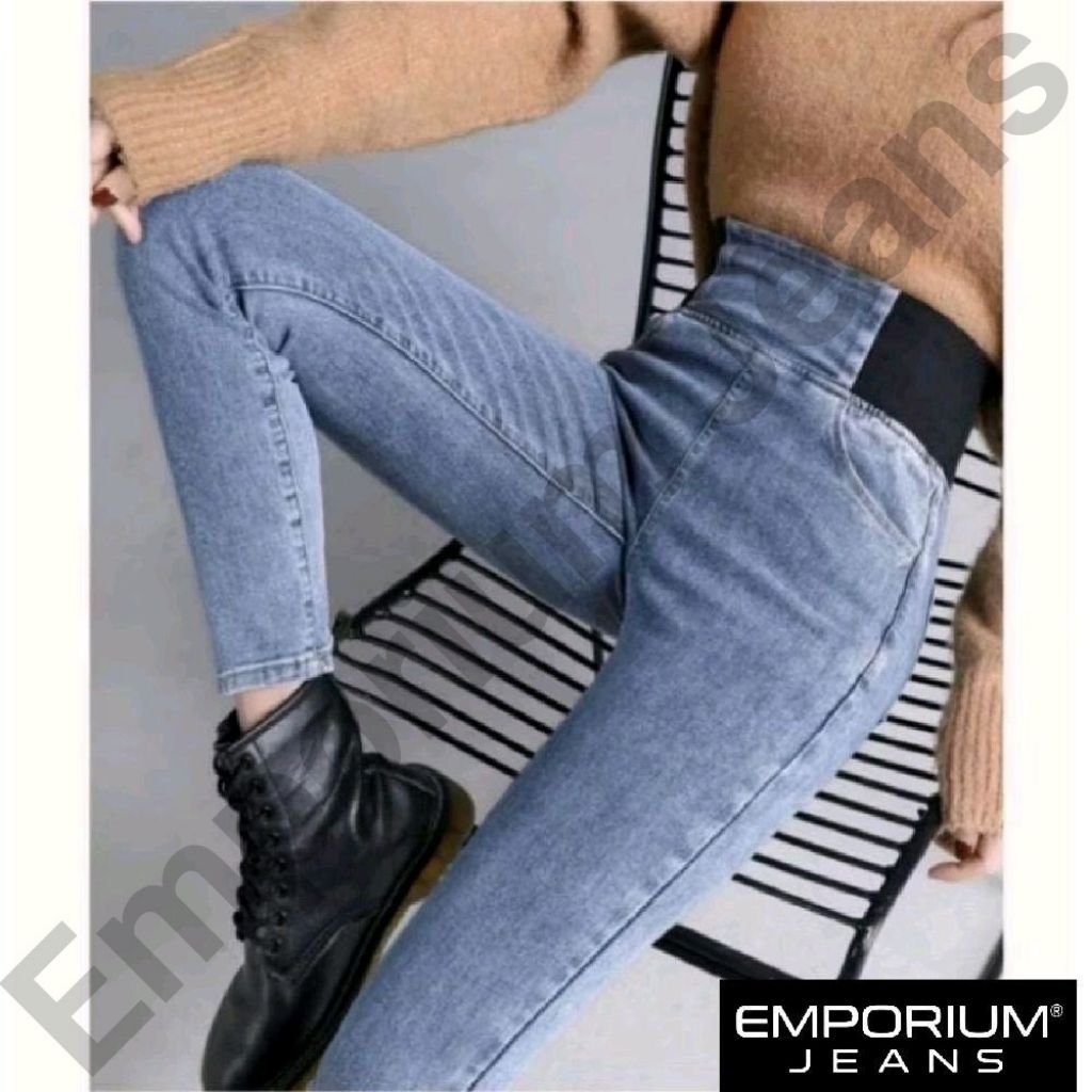 Celana Jeans Musim Dingin Wanita / Celana Musim Dingin / Celana Winter / Celana Thermal 015