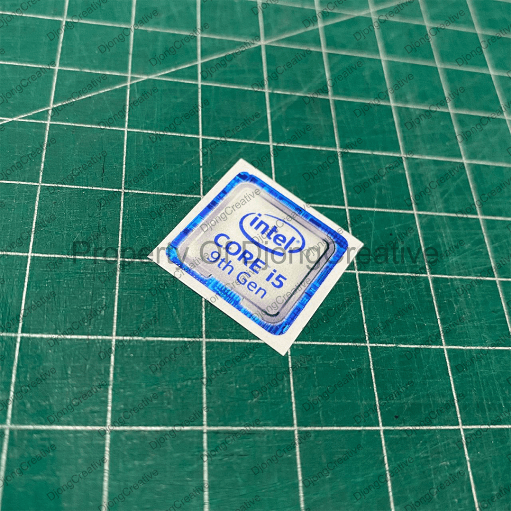 Stiker Intel Core i5 Gen 9th