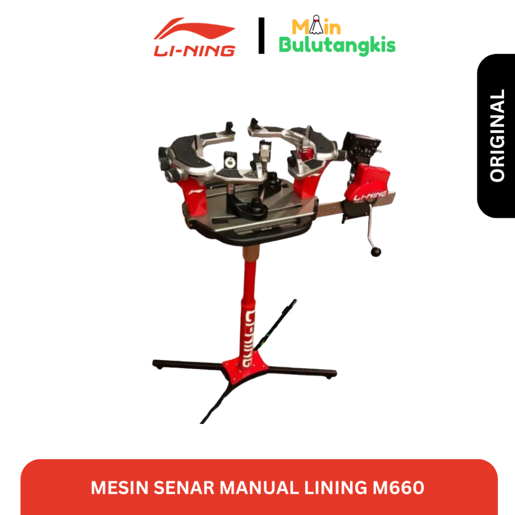 Mesin Senar Badminton Manual Lining M660 Original