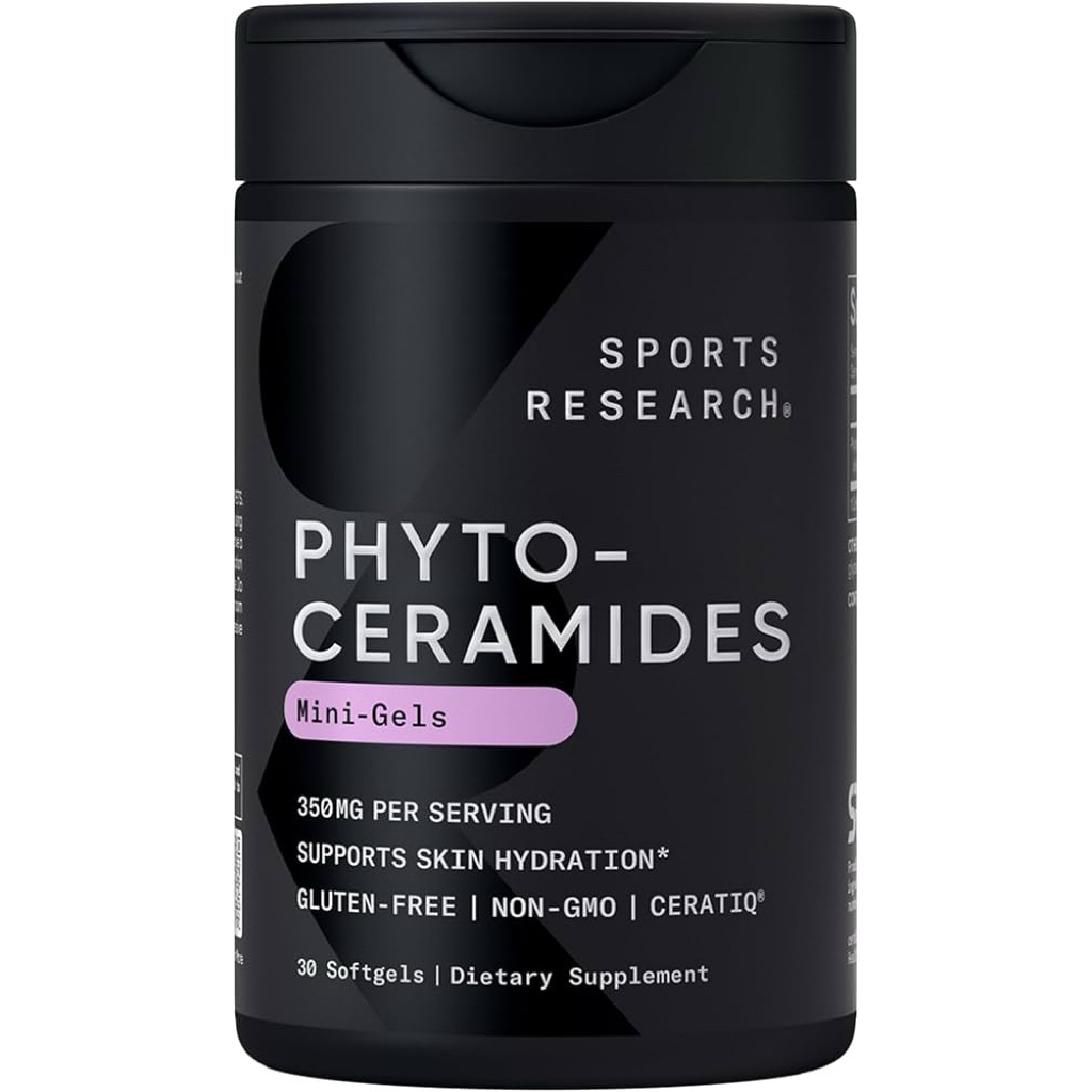 Phytoceramides 350mg Made with Clinically Proven Lipowheat® | Plant Derived and GMO Free with No Fil
