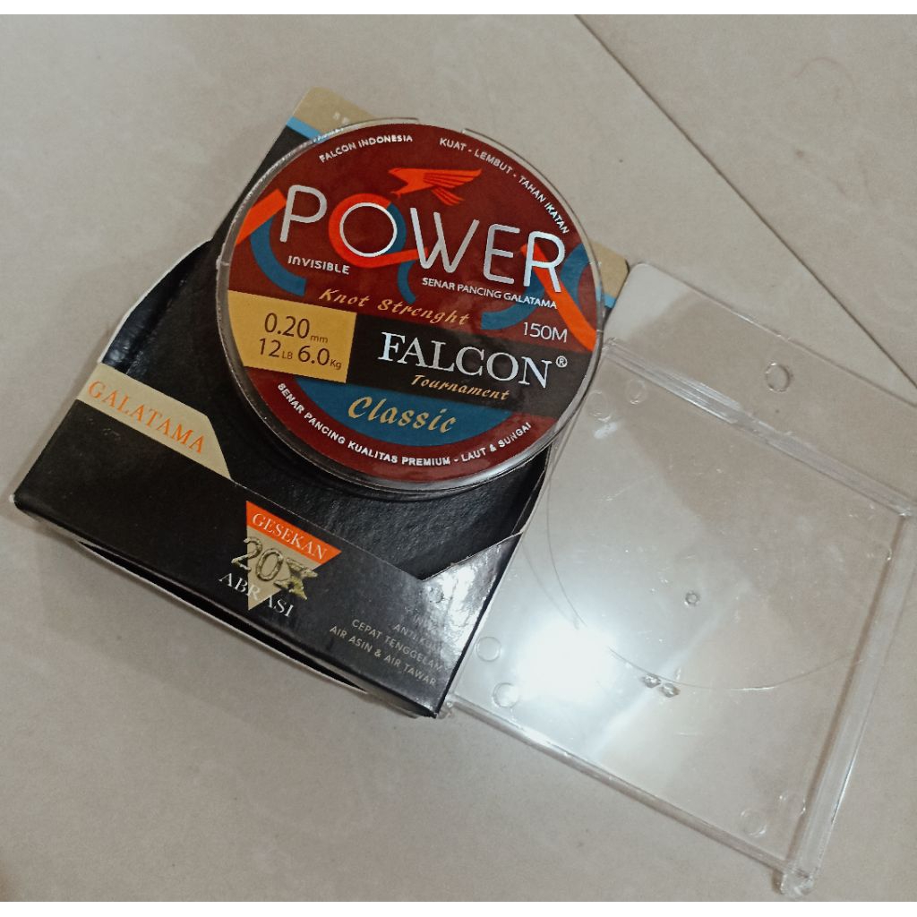 Senar Pancing Falcon Power 150M Brown