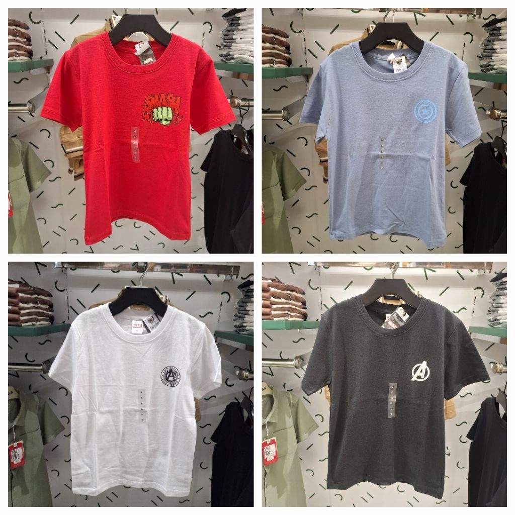 Marvel X Nevada Baju Kaos Atasan Anak Laki Laki Original