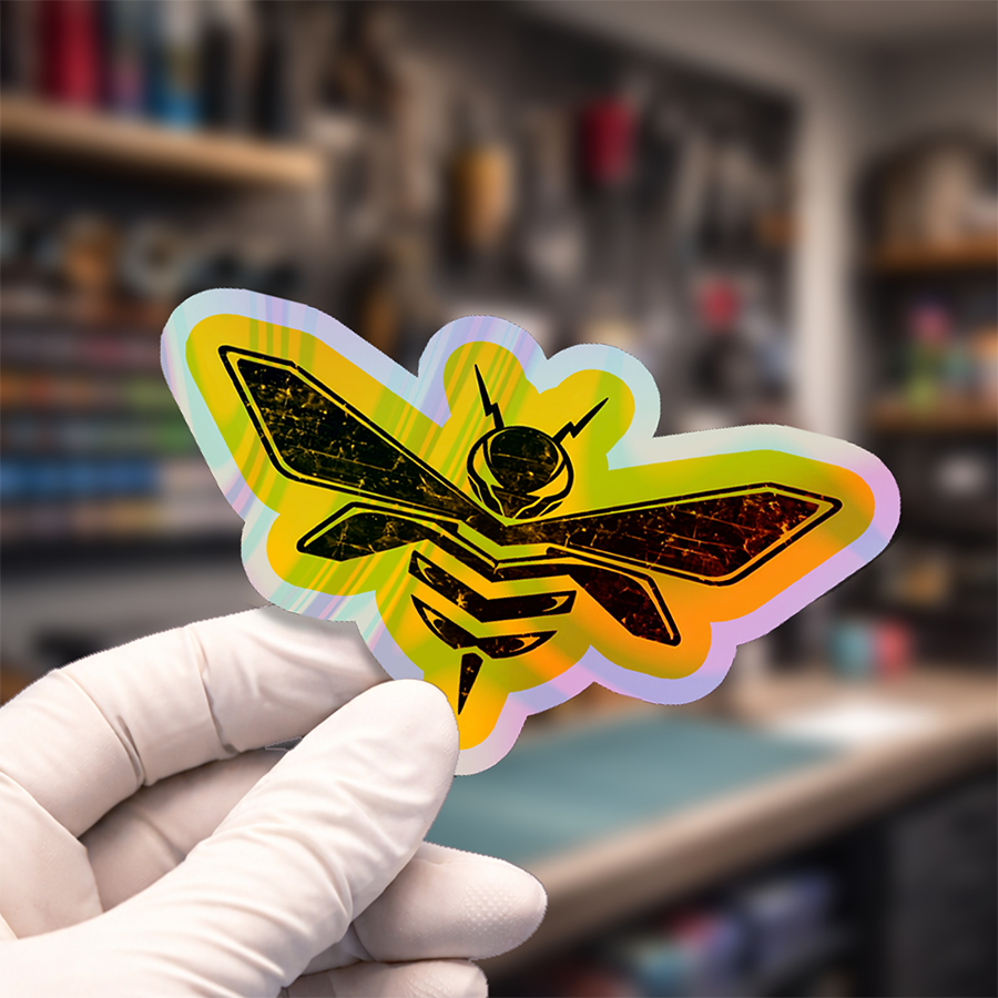 Stiker Hologram Movie Transformers | Bumblebee Logo