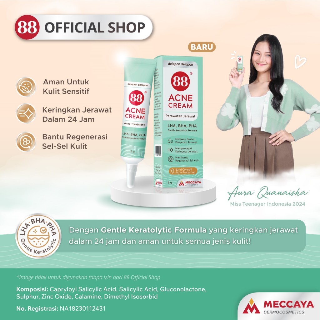 ACNE KRIM 88 KRIM TOTOL JERAWAT