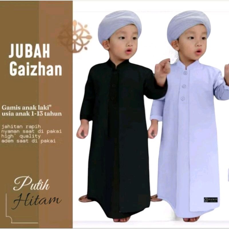 Jubah GAIZHAN by "RAINAN Jubah anak terbaru / Kurta / Baju Setelan / Baju Taqwa / Baju Gamis / Baju 