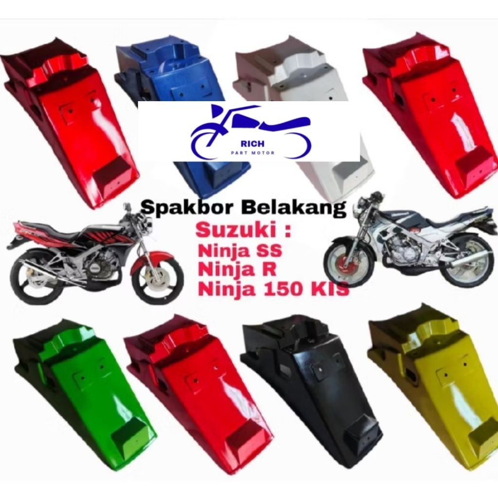 Spakbor Belakang Ninja R Ninja SS Ninja KIS NINJA 150 bisa pesan warna