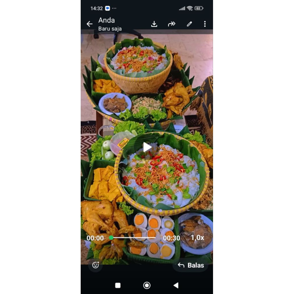 paket liwet tampah/nampan tradisional. 25 pax
