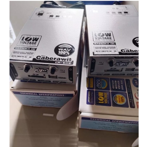 Ampli walet Caberawit kiya CR 602 Anti Petir Amplifier Walet CR602