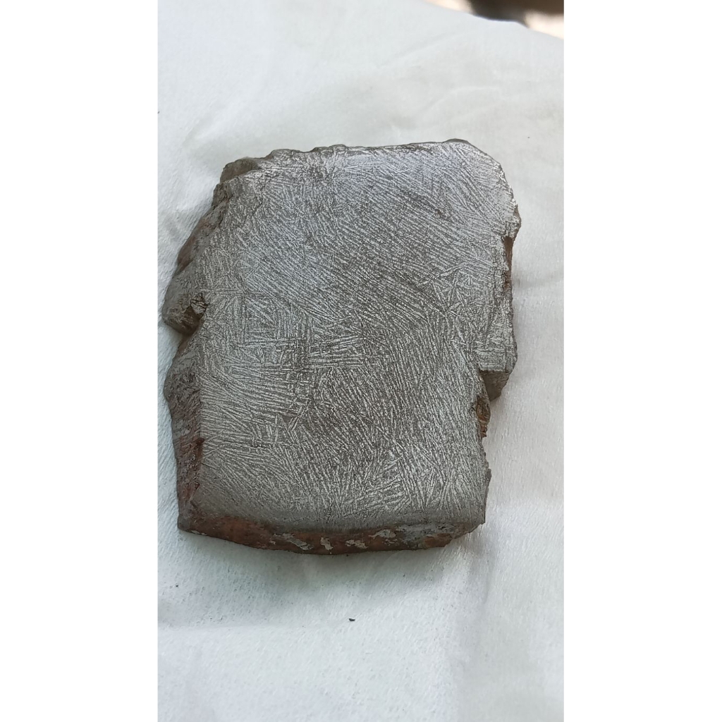 specimen Iron meteorite Batu meteor besi aji