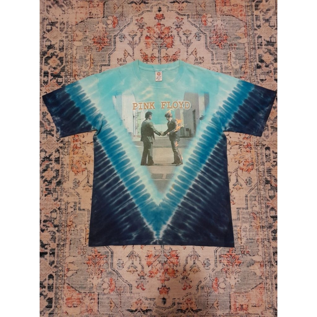 Kaos Band Vintage Pink Floyd Tie Dye