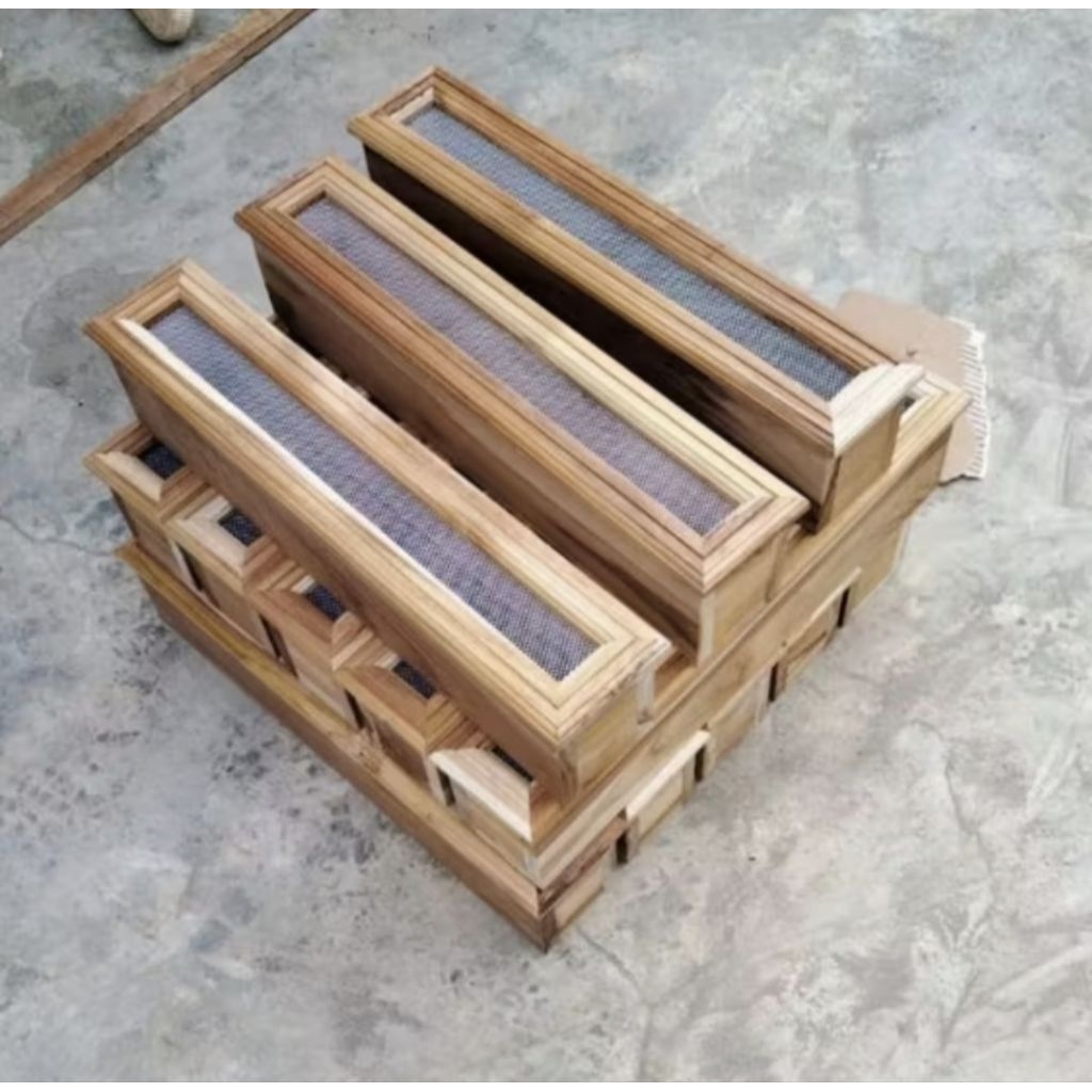 loster kayu mahoni Ukuran 90cm x 10cm