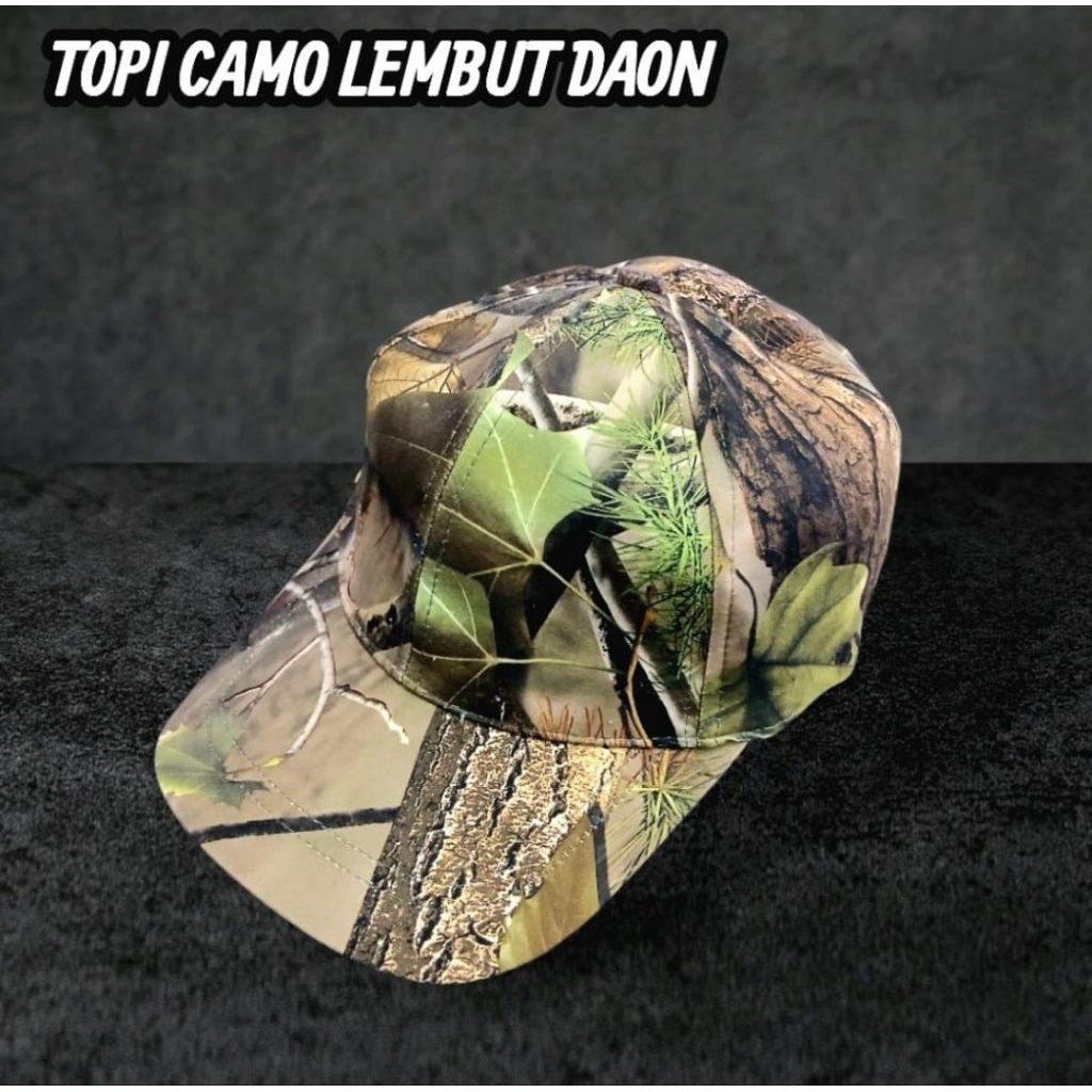 topi camo/topi loreng daun tapi loreng army outdoor topi camo pria/wanita