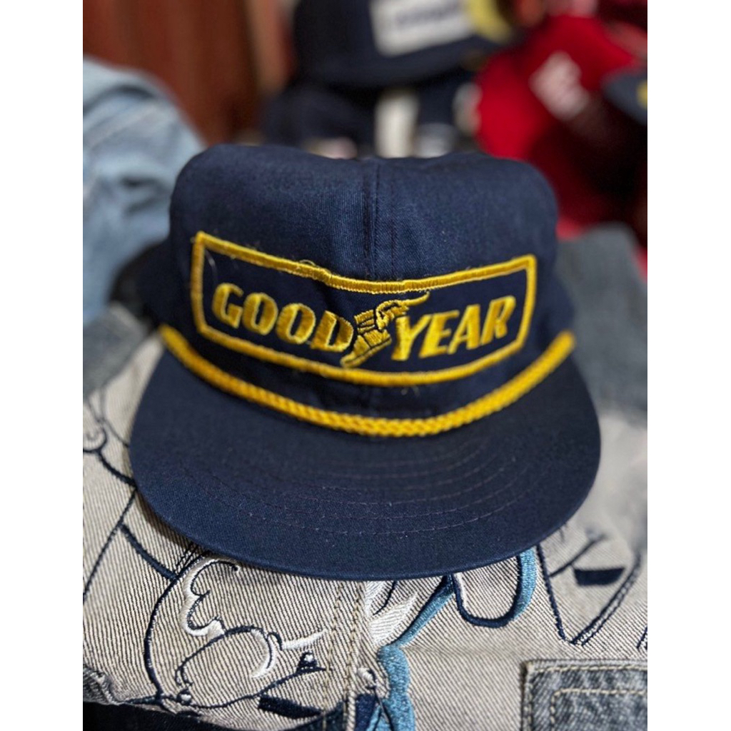 topi vintage Goodyear tali kapal swingster