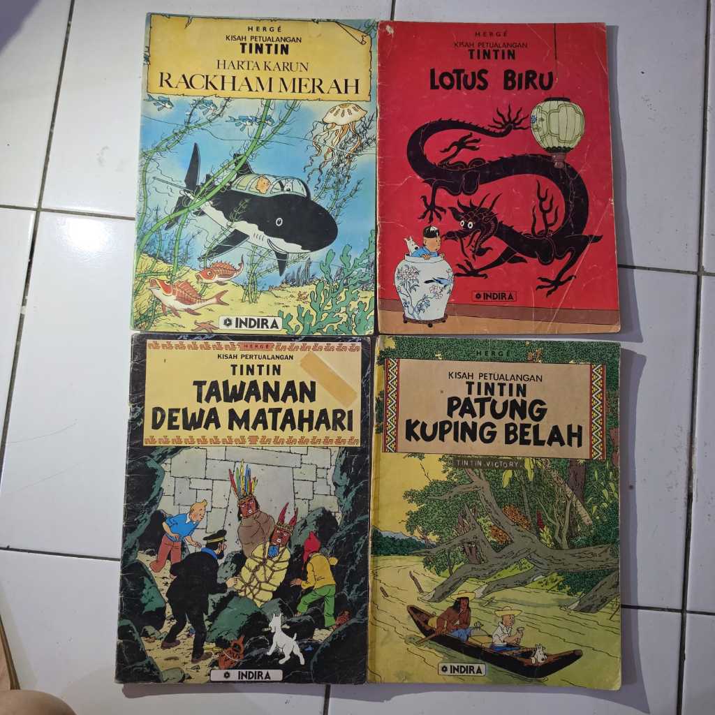 comics Tintin Indira + bonus