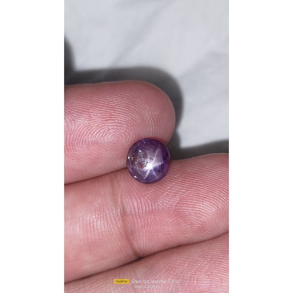 Natural purple star sapphire srilangka 1.90cts