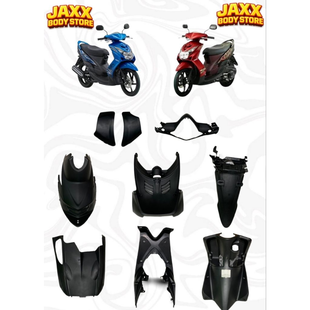 Cover Body Fullset Kasar Mio Soul / Cover Body Fullset kasar Mio soul Lampu satu