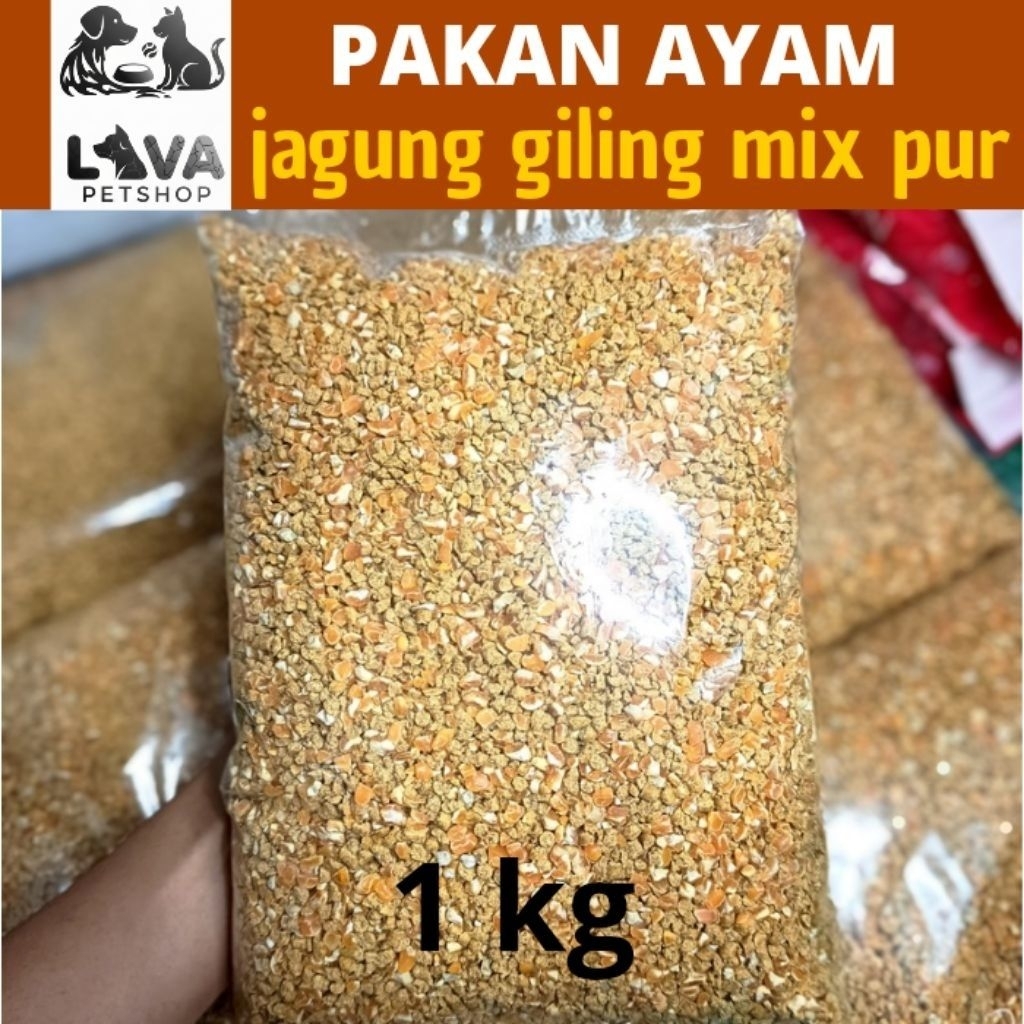 JAGUNG CAMPUR VOER/PUR AYAM BR MIX REPACK 1 KG