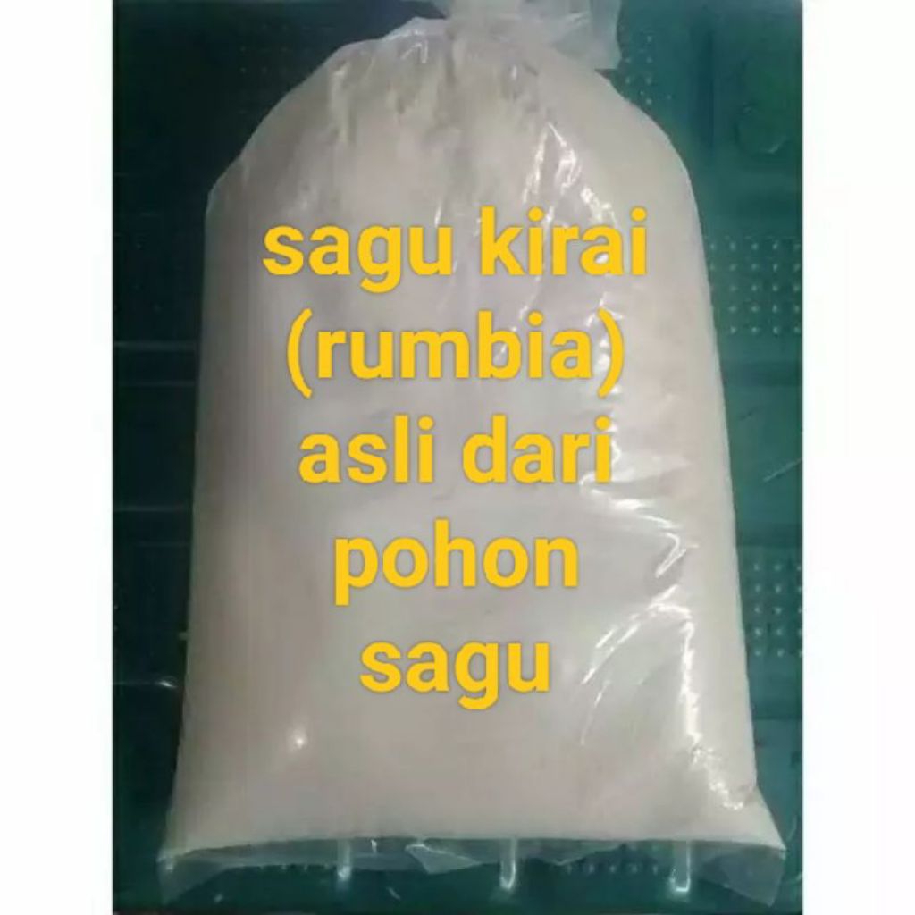 tepung pati sagu papeda kirai asli papua sago 500gr