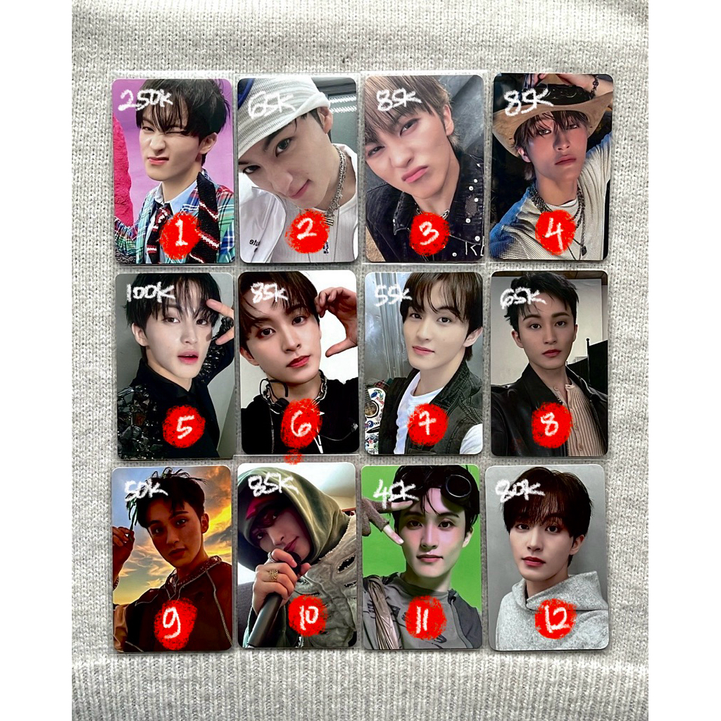 [ready] photocard nct mark lee iatf cowboy gym sack wink tds 3 ayyo zoom walk the firstfruit