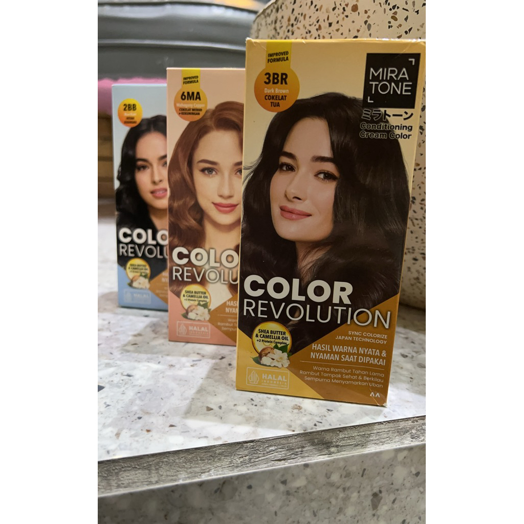 Miratone Hair Color Cream 40g - Pewarna Rambut Permanen