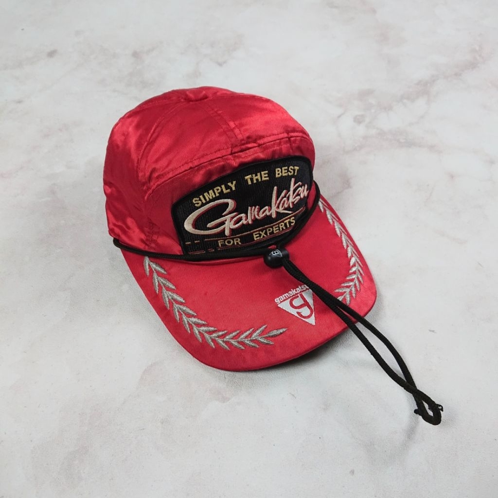 Topi Vintage Gamakatsu Fishing Gear Full Bordir Pria Wanita Second Bekas