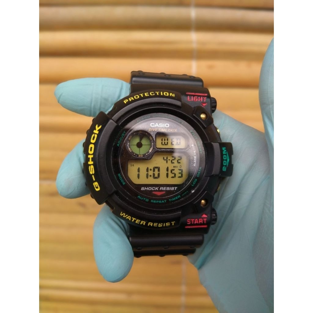 CASIO G-SHOCK DW 6300 FROGMAN SERIES GEN 1 (1993) VINTAGE JAPAN