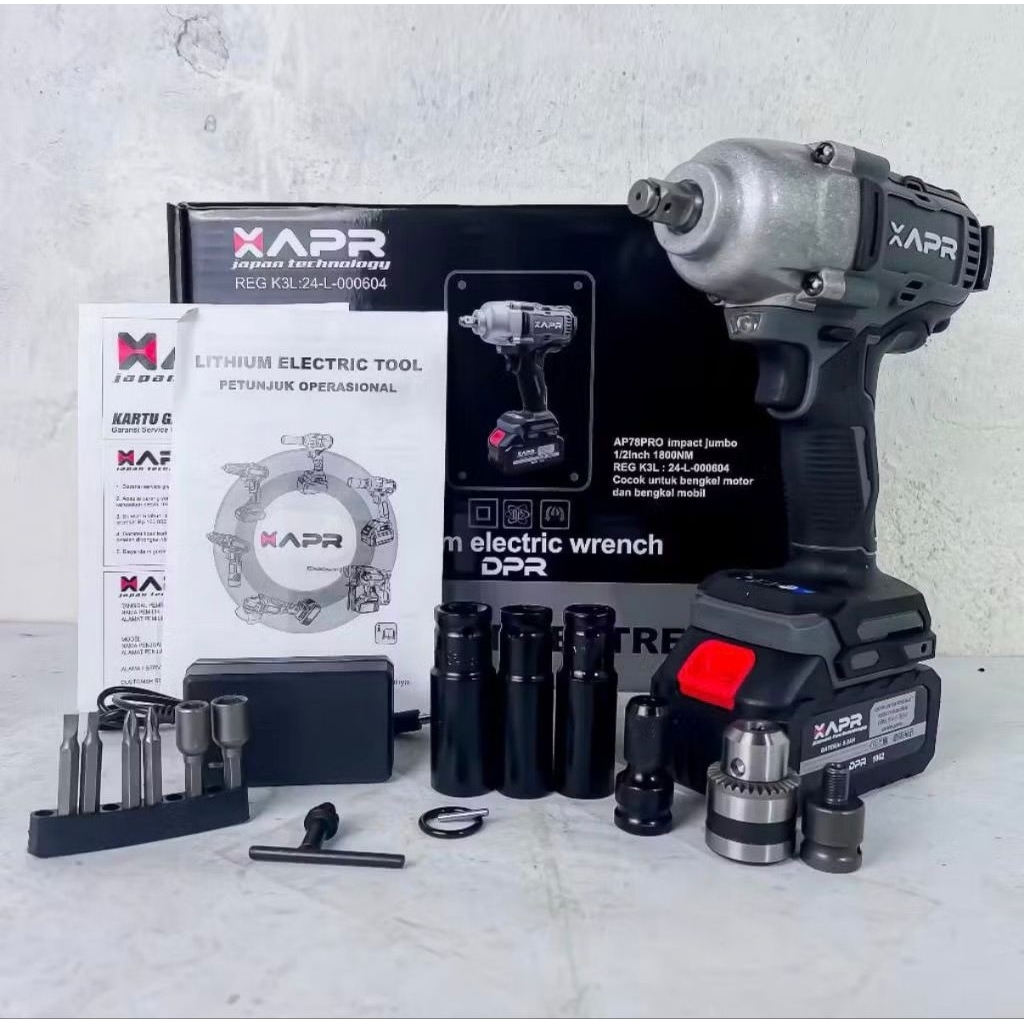 Impact Wrench Apr 1 Baterai / Apr 78Pro