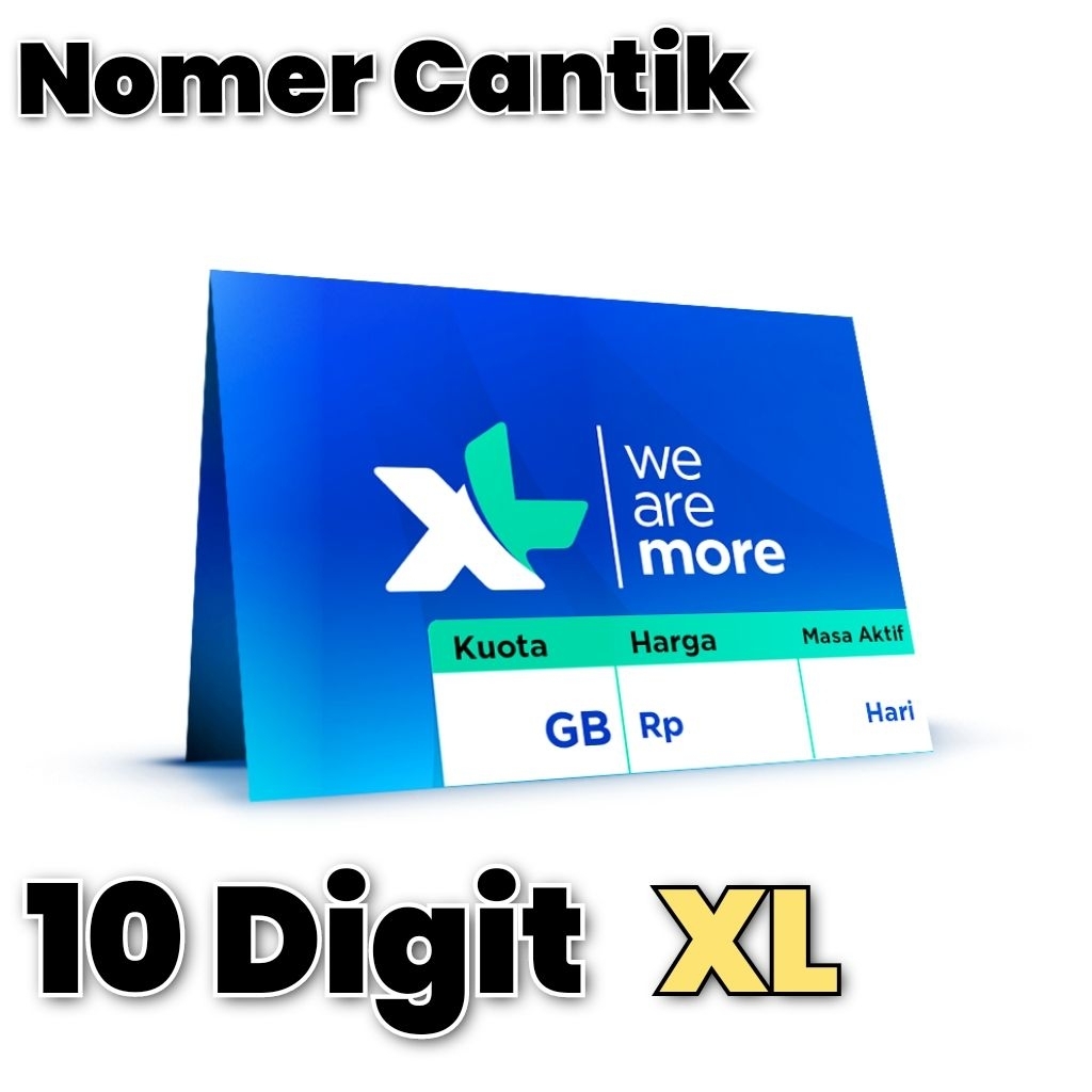 Nomer Cantik XL seri 10digit untuk Ponsel dan Tablet sudah suport 5G