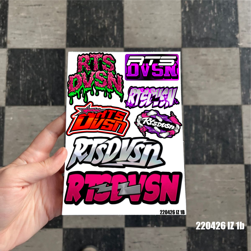 Dreamer Decal Stiker pack cutting RTS DIVISION sticker racing waterproof kode produk RTS 220426 IZ 1