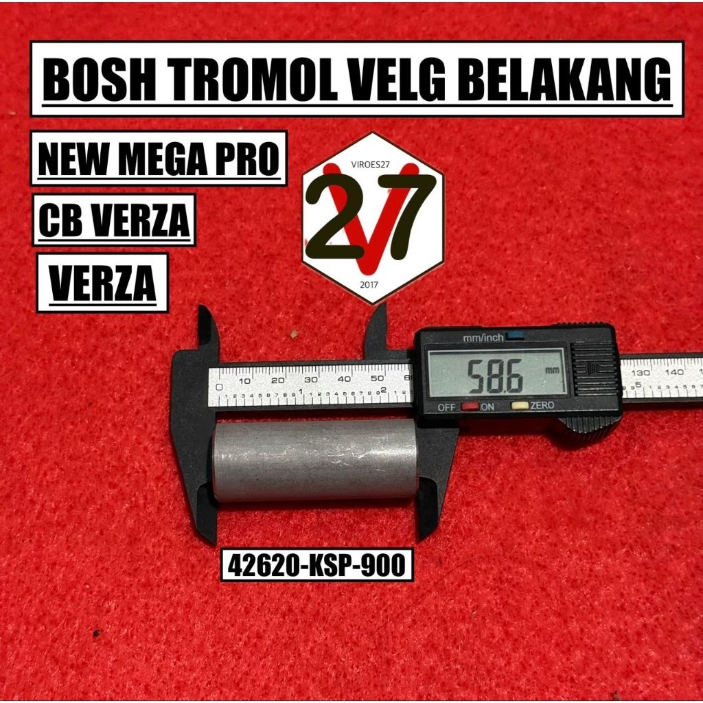 BOSH TROMOL VELG BELAKANG VERZA CBVERZA NEW MEGAPRO 42620KSP900