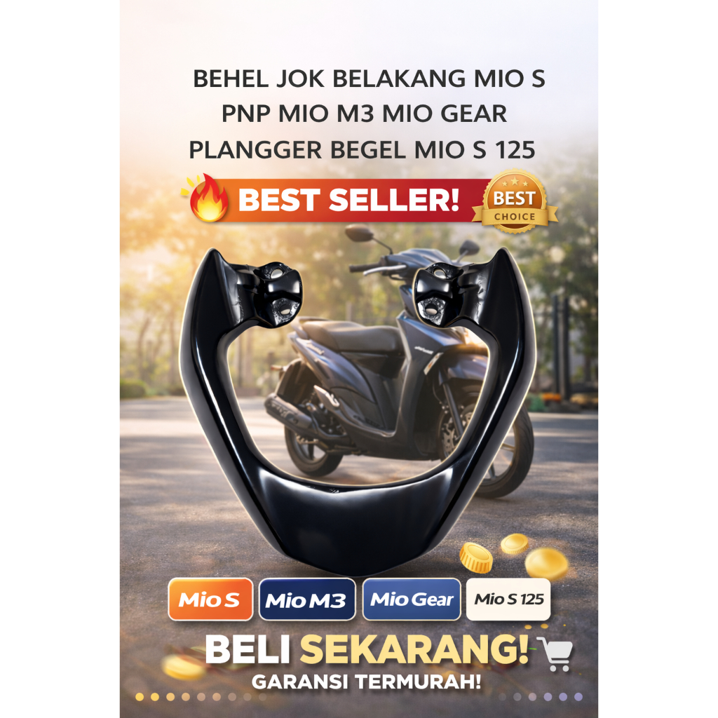 Behel Jok Belakang Mio S Mio M3 Mio Gear Mio S 125 PNP Besi Tebal Handle Jok Mio Variasi Motor