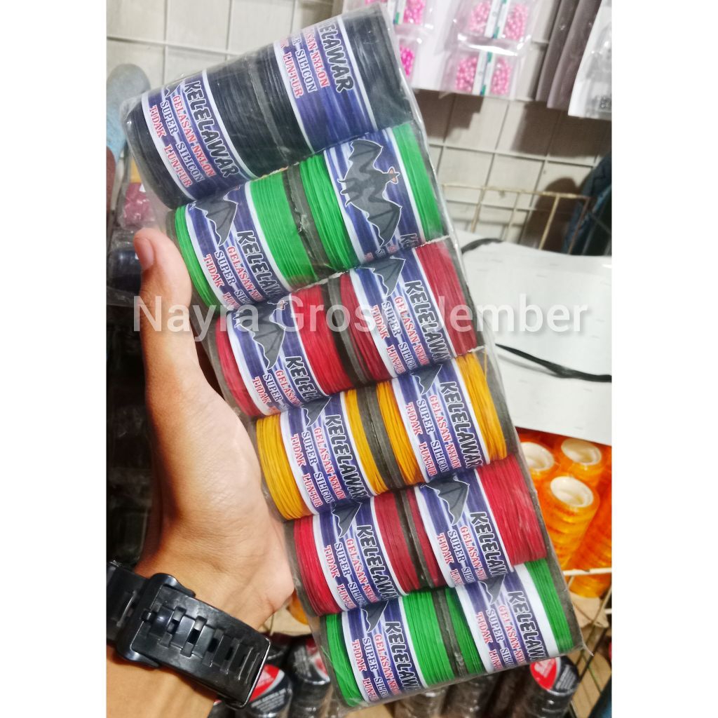 12 Pcs Senar Layangan Gelasan Kecil Murah Snap Standart Benang Layang Aduan