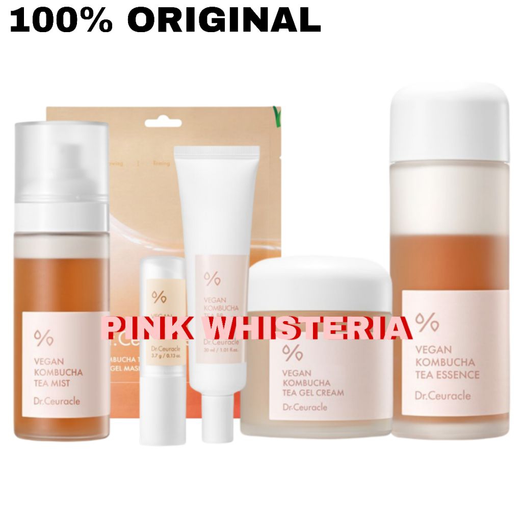 [ORIGINAL] DR.CEURACLE Dr Ceuracle Vegan Kombucha Tea Essence Toner / Gel Cream / Lip Balm