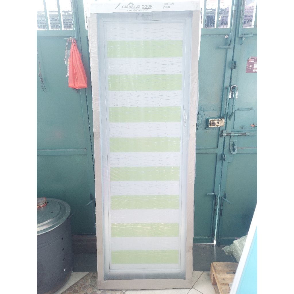 PROMO PINTU KAMAR MANDI PADUAN GALVALUM DGN PVC PLAFON " GALVALUX DOOR " TAHAN AiR. AWET. KIRIM CARG