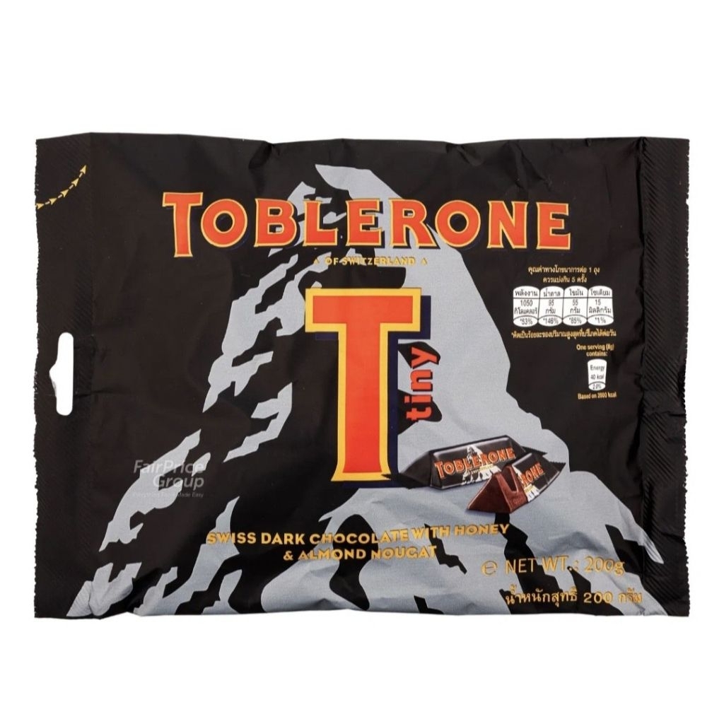 Toblerone Dark Tiny Sharepack Dark Chocolate Mini ‼️ READY STOCK
