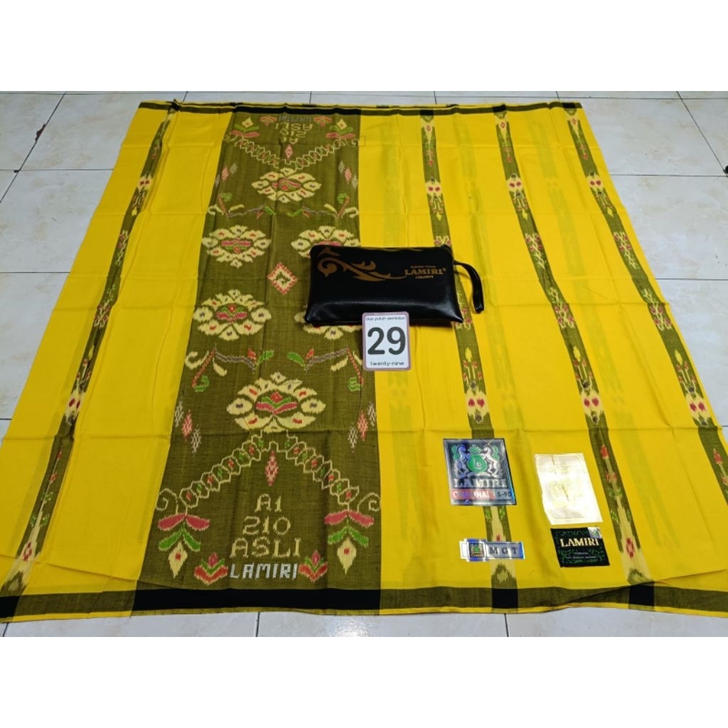 COD Sarung Lamiri mgt S90 50%sutra Original tenun Berkualitas