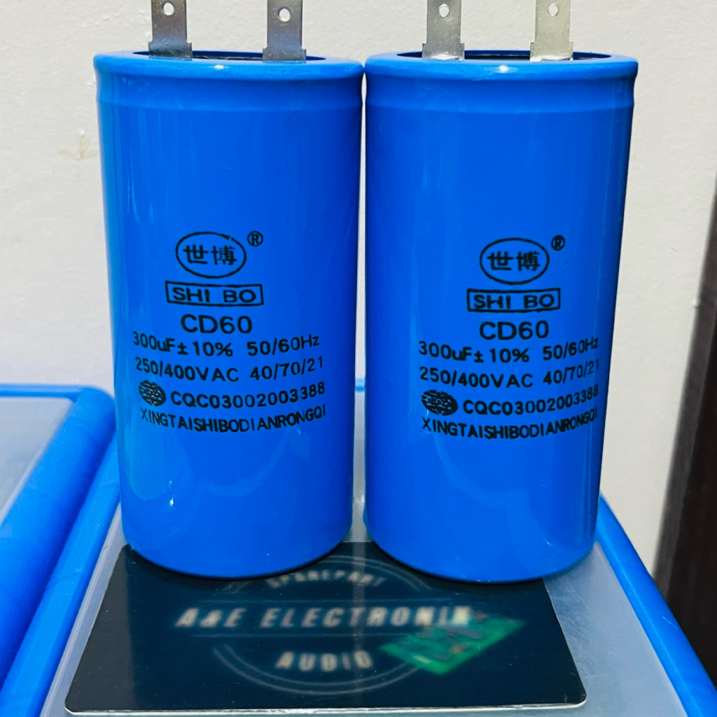 KAPASITOR MESIN 300uf 250/400v / KAPASITOR BULAT  300uf 250v / CAPASITOR MESIN 300UF 400v CD60