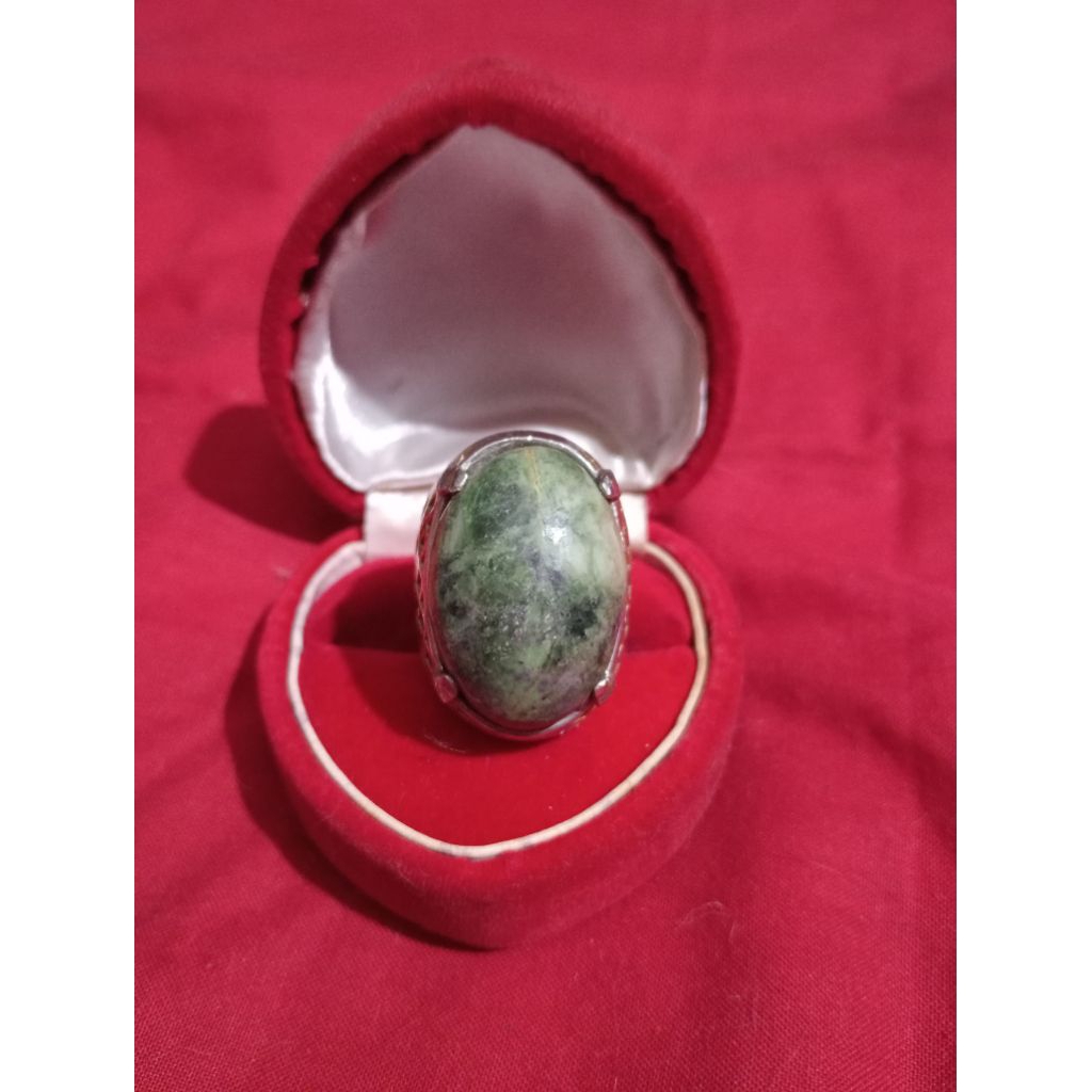 Cincin batu akik giok papua