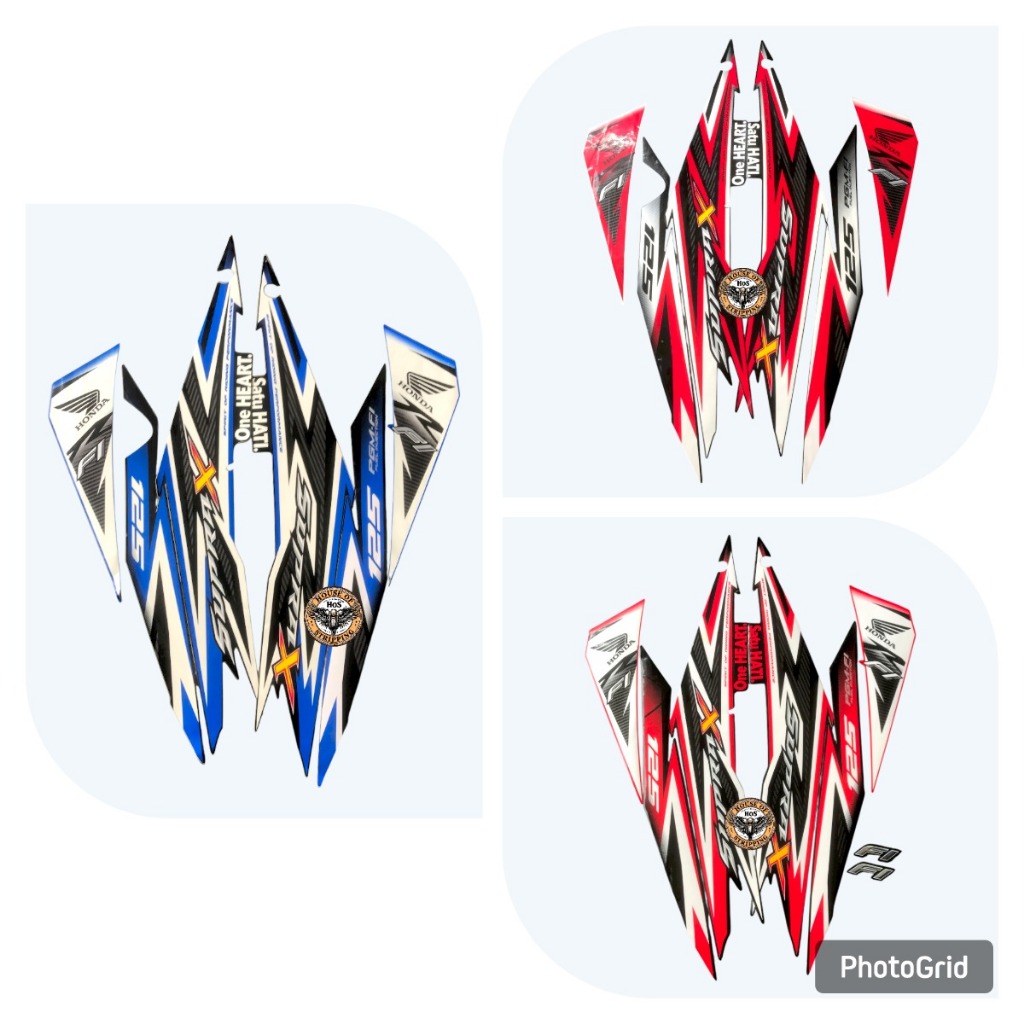 Stiker Striping Supra X FI 125 2014 2015