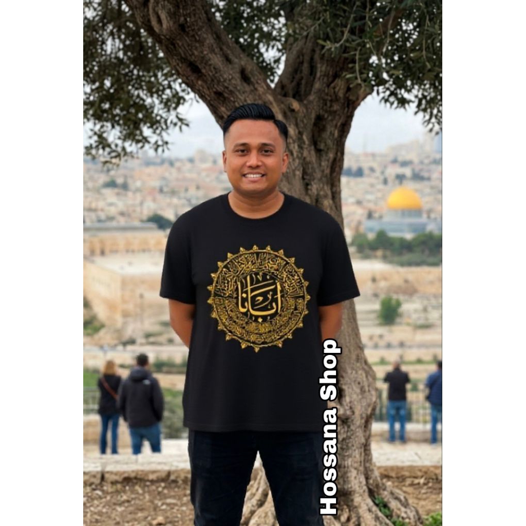 BAJU DOA BAPA KAMI (BAHASA ARAB) BERKUALITAS COTTON 100%