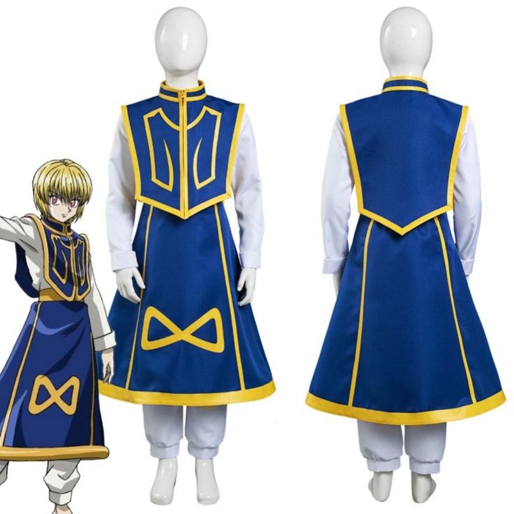 KOSTUM COSPLAY KURAPIKA HUNTER X HUNTER/KURAPIKA HUNTER X HUNTER