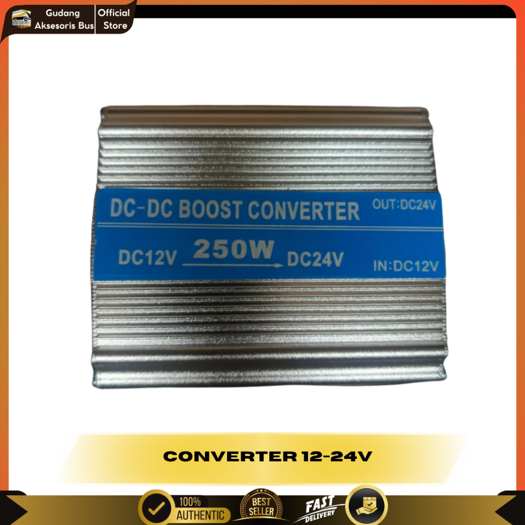 Conventer 12V ke 24V/Step Up JDW 250W Dc 12v to Dc 24v