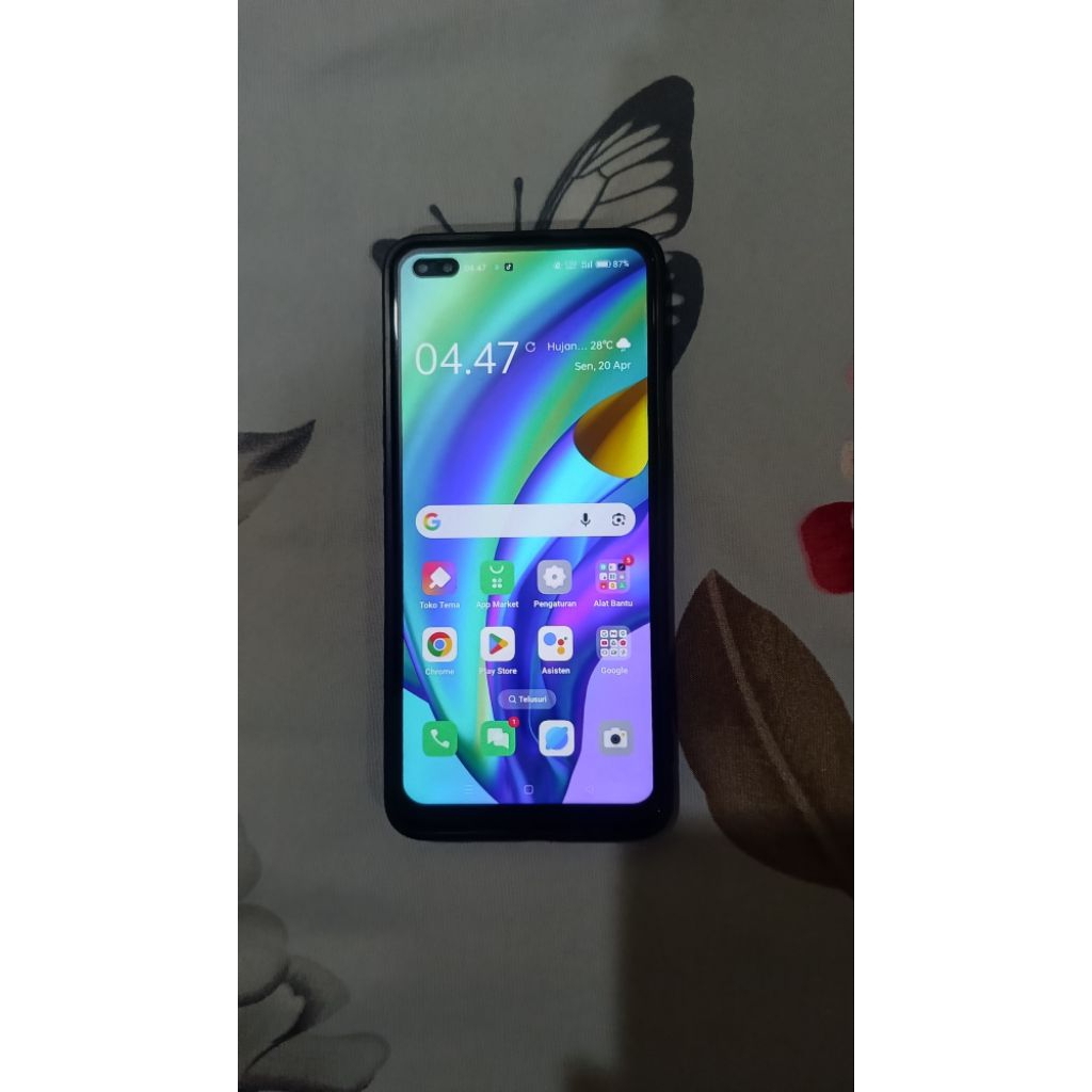 Hp Oppo Reno 4F Ram 8 gb / 128 gb