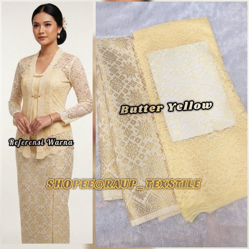 Set/Paket Bridesmaid Kain Songket & Brokat Cordnelly