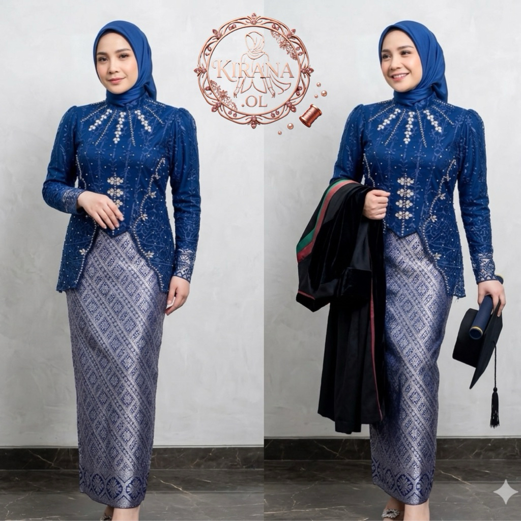 (FREE HIJAB) KIRANAOL - KEBAYA PAYET MODERN NEELOFA BAJU KEBAYA - KEBAYA MALAYSIA - KEBAYA WISUDA MO