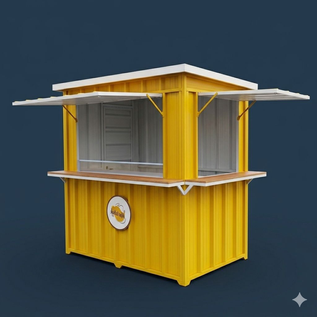 Booth Jualan Container 200x150x200