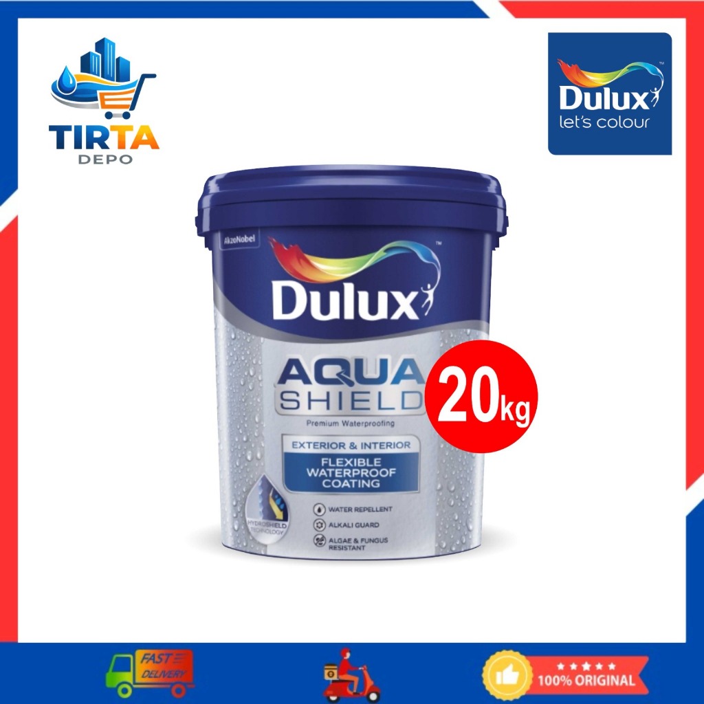 DULUX Aquashield Cat Waterproofing 20 Kg Cat Pelapis Anti Bocor Anti Air